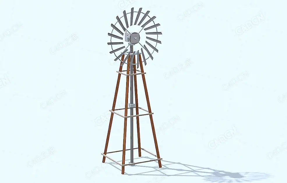 低面多边形风车 Windmill - C4D之家 - 81.jpg