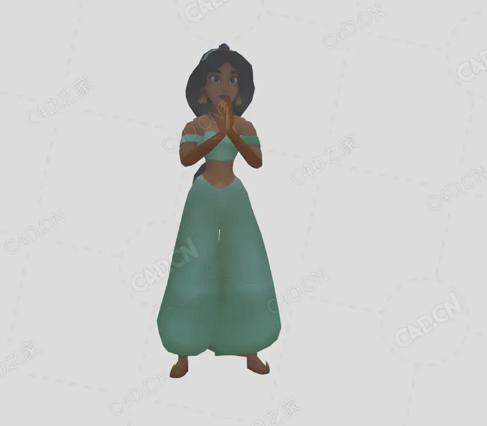 印度女孩双手合十动画 jasmine-animation-dance-kiss-cartoon - C4D之家 - 67.jpg