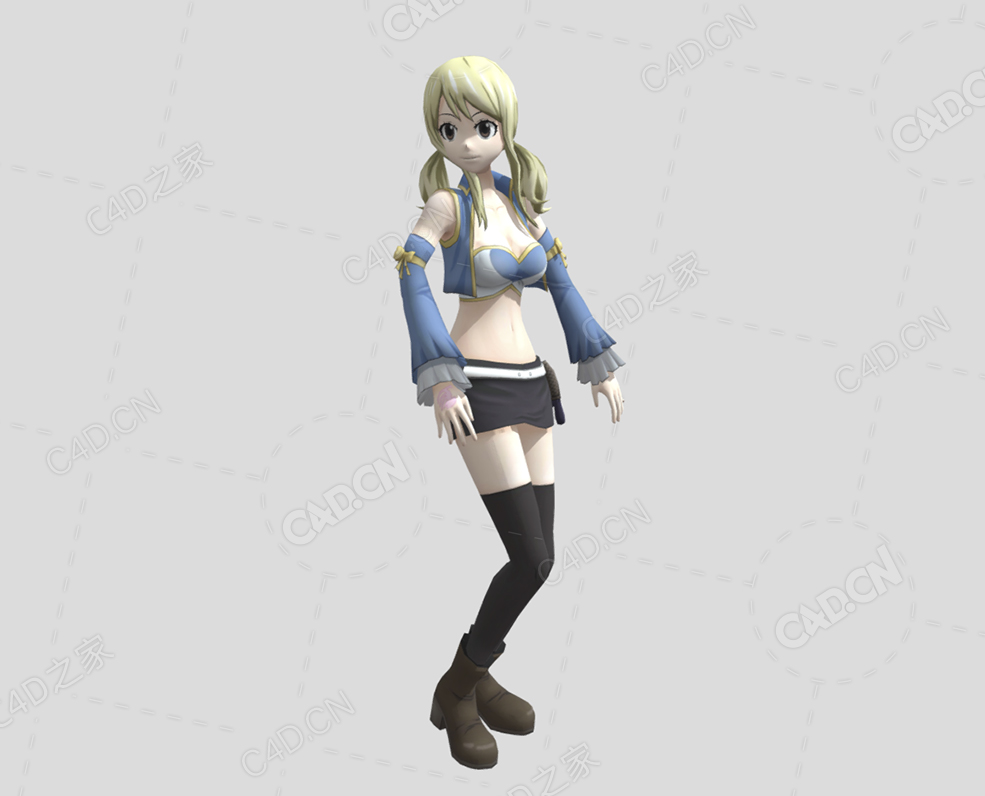 卡通黑丝动漫性感女孩舞蹈 anime-sexy-dance - C4D之家 - 71.jpg