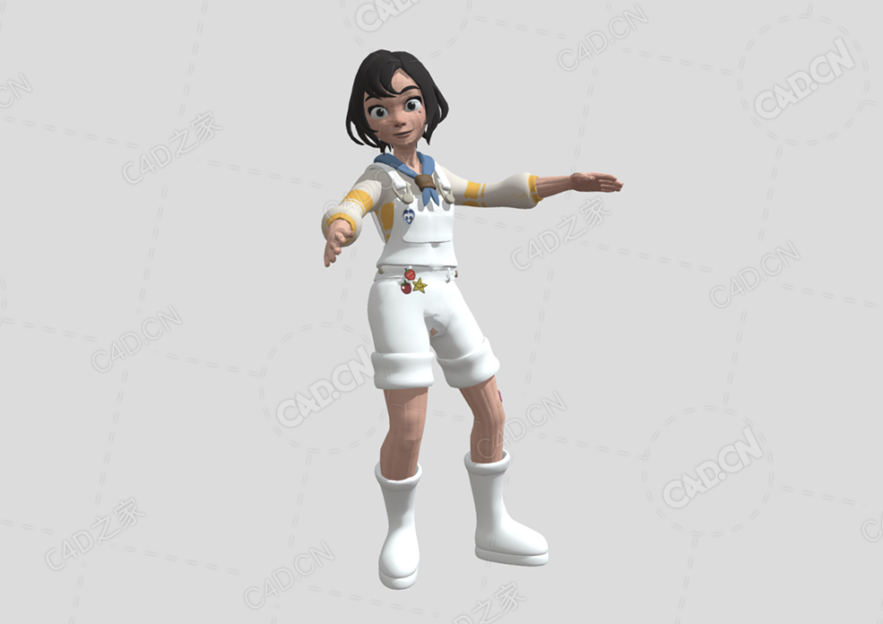 卡通女孩动画 rain-girl-anime-animation