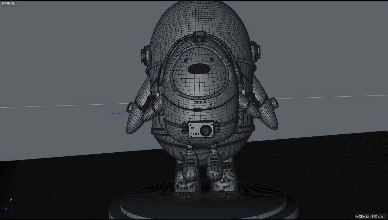 QQ20周年太空企鹅形象 - C4D之家 - 5e35199859e1c59fcf9a56a8fa16476.png