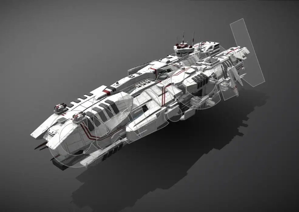 科幻太空战舰模型 Space Battleship