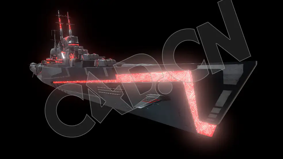 极光超科幻太空战舰飞船模型 Aurora Space Battleship - C4D之家 - 17.jpg