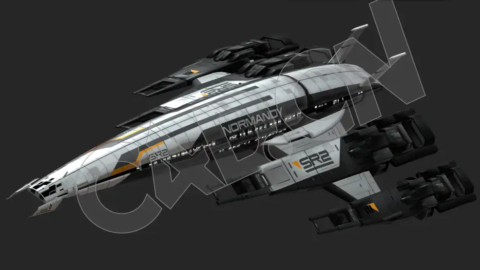 诺曼底太空飞船模型 Normandy SR-2 - C4D之家 - 13.jpg
