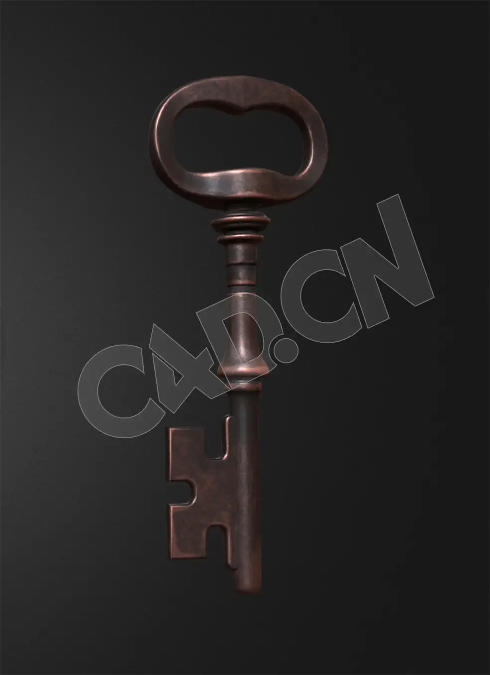 古代铜钥匙模型 Key model - C4D之家 - 27.jpg