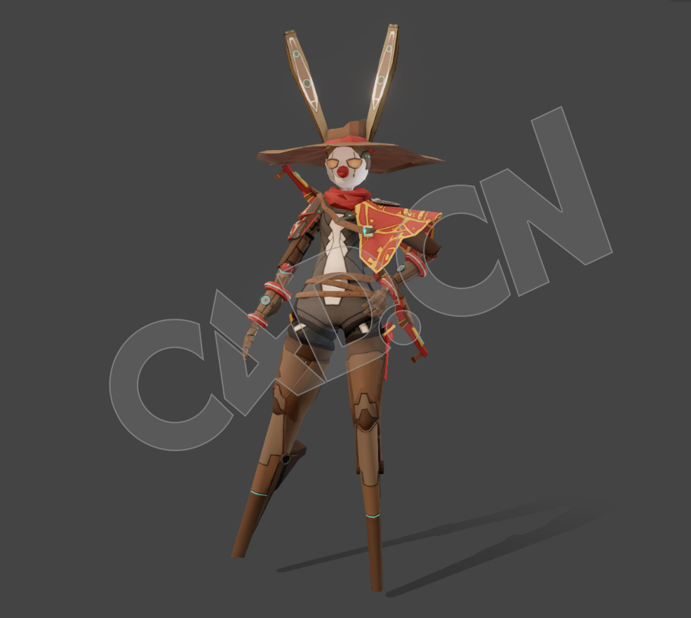 兔子浪人小丑人物模型 - C4D之家 - 50.jpg