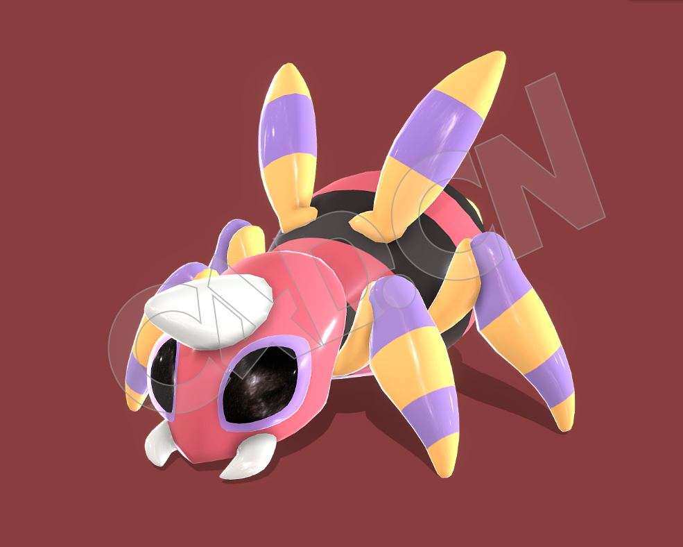 色彩明亮的卡通蜜蜂昆虫模型 - C4D之家 - 60.jpg