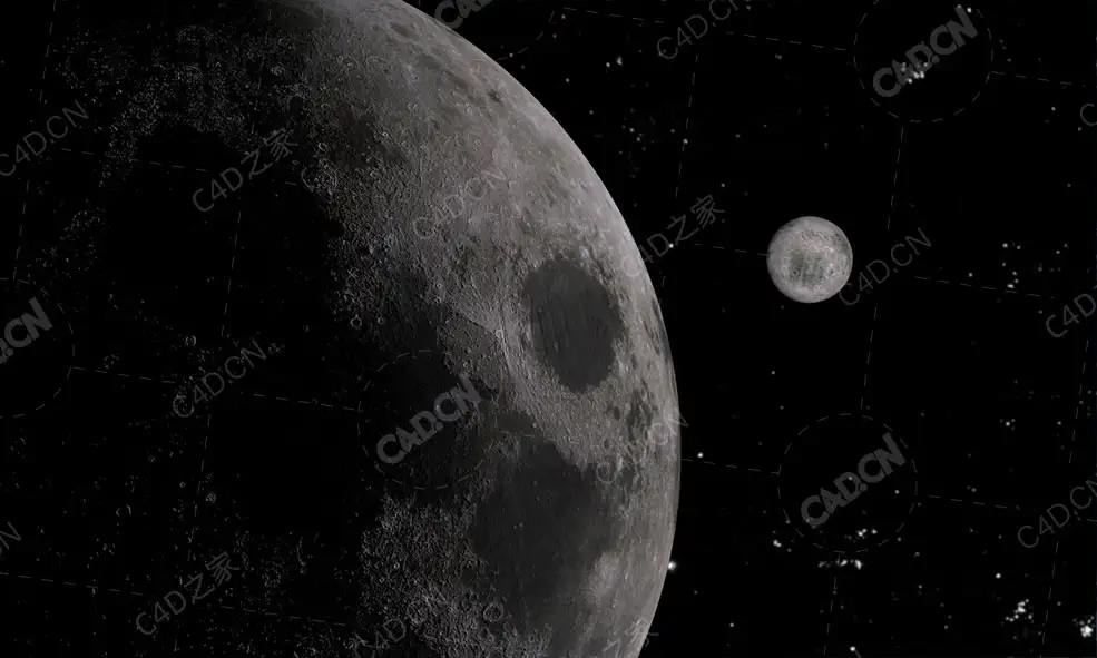 高清月球模型Moonts