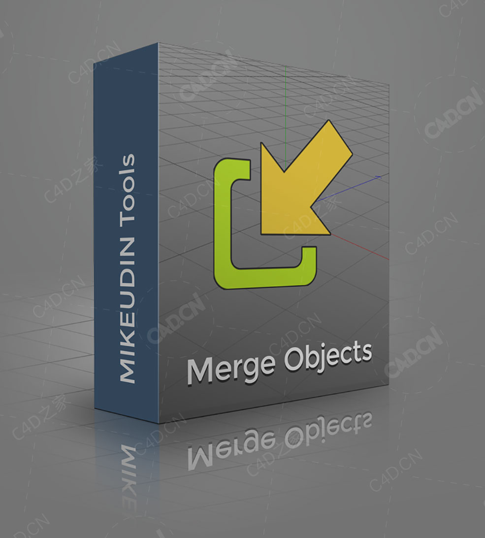 C4D对象合并脚本Merge Objects Script