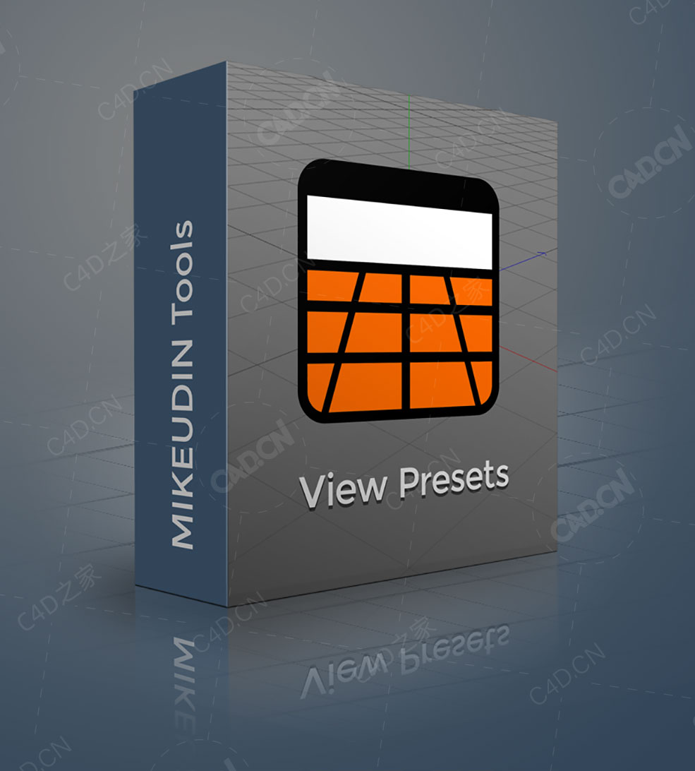 C4D快速查看预设插件View Presets - C4D之家 - mikeudin_view_presets_thumbnail.jpg