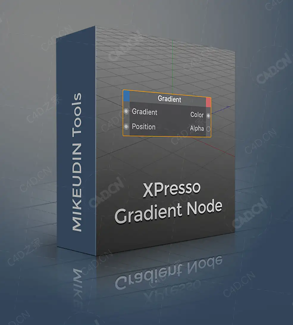 C4D渐变节点预设 XPresso Gradient Node
