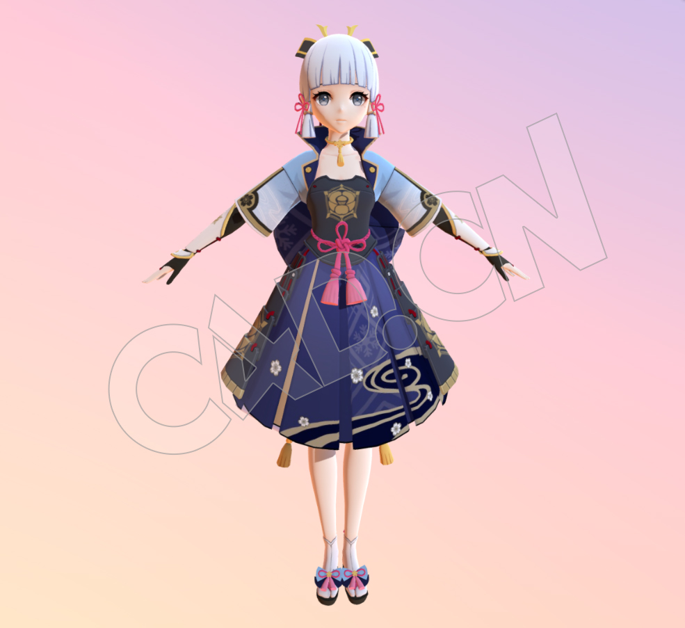 动漫女孩人物模型-另想绫香 - C4D之家 - 70.jpg