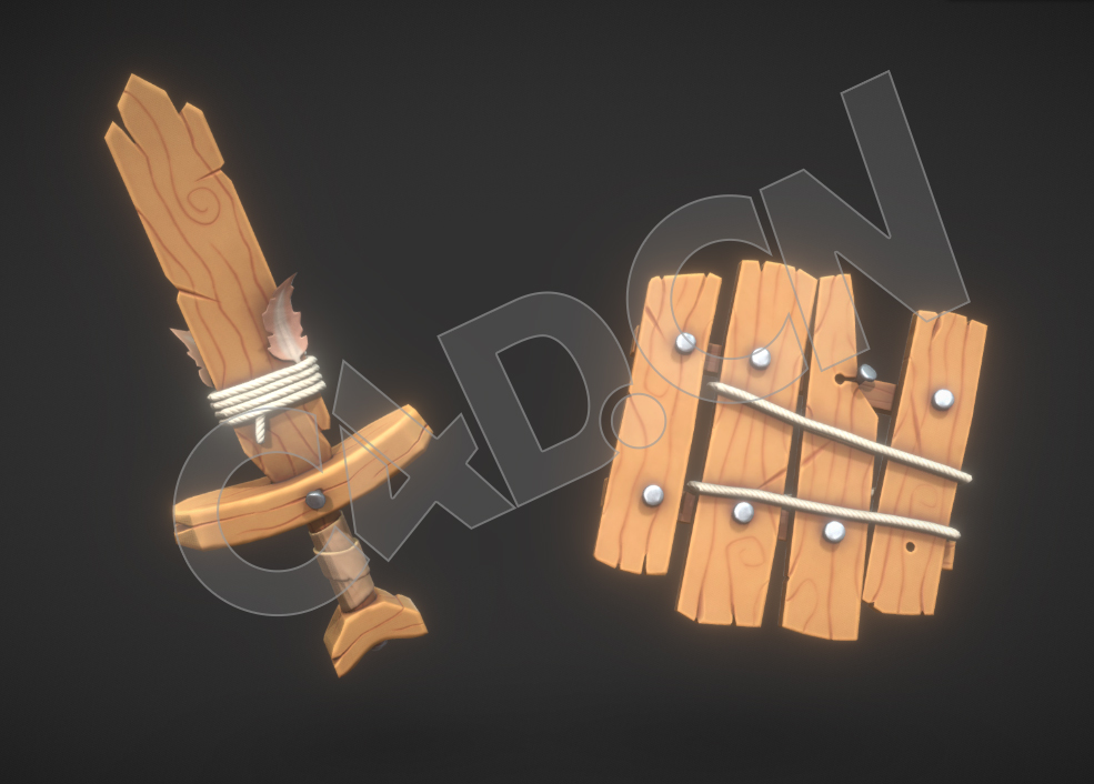 新手英雄武器剑与盾牌模型 - C4D之家 - 78.jpg