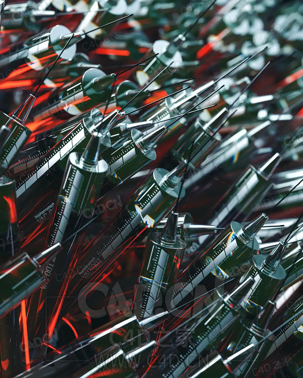 疫苗注射器针头 Vaccine - C4D之家 - 01.jpg