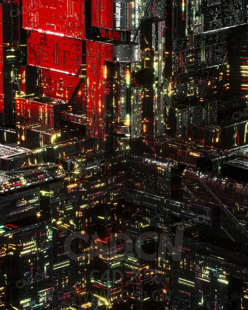 暗夜科幻建筑光线 Alpha 02 - C4D之家 - 03.jpg