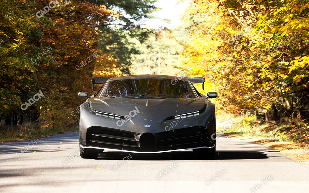 布加迪豪华超跑汽车Centodieci模型渲染 - C4D之家 - 33.jpg