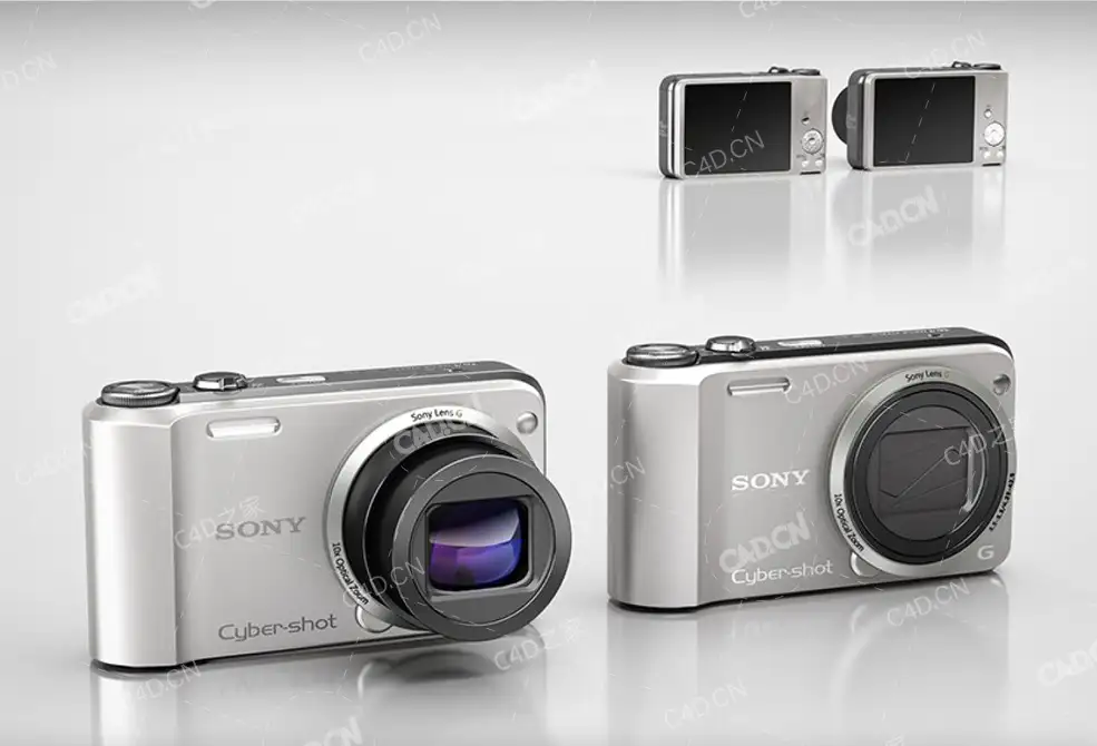 索尼微型数码相机 compact Digital Camera - C4D之家 - 09.jpg