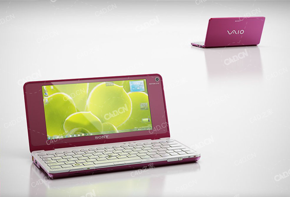 索尼上网本 Sony Vaio P series netbook - C4D之家 - 03.jpg