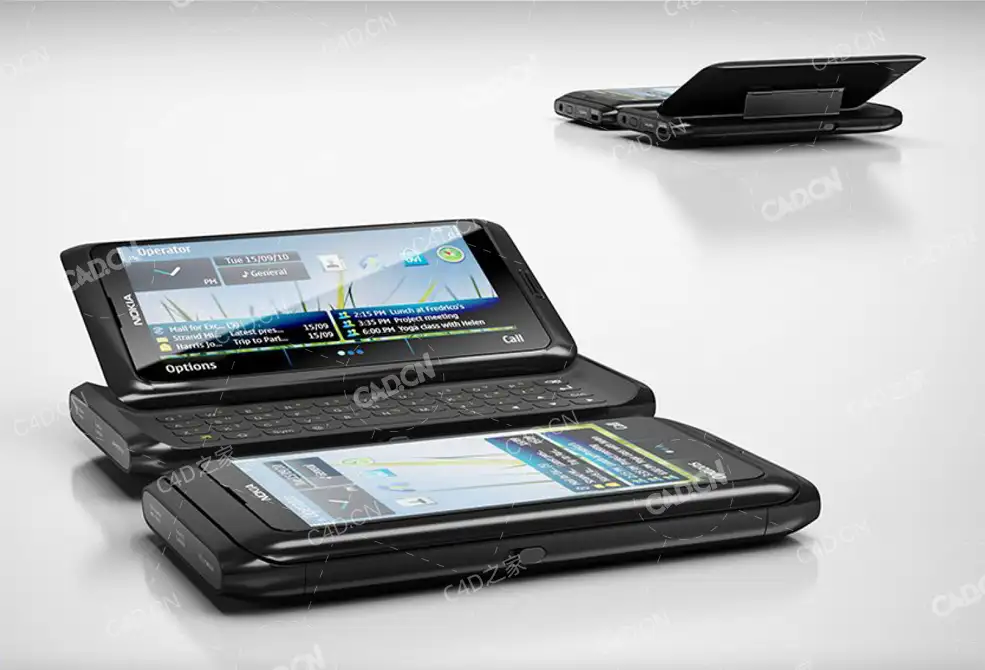 诺基亚E7手机 Nokia E7 mobile phone - C4D之家 - 12.jpg