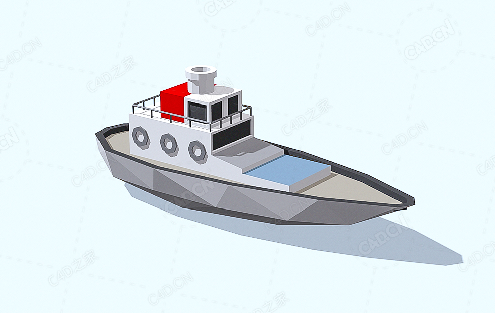 低面多边形船 Boat - C4D之家 - 170831qc8eilhl4h4eylco.jpg