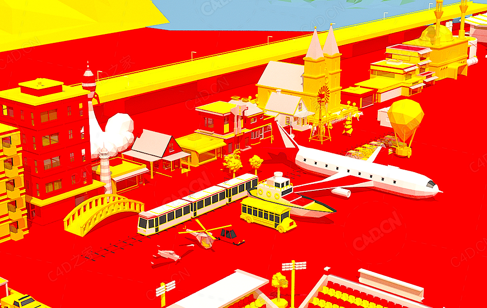 红黄色低面城市建筑 Color Scheme - C4D之家 - 170829edir4u443i9ydcut.jpg