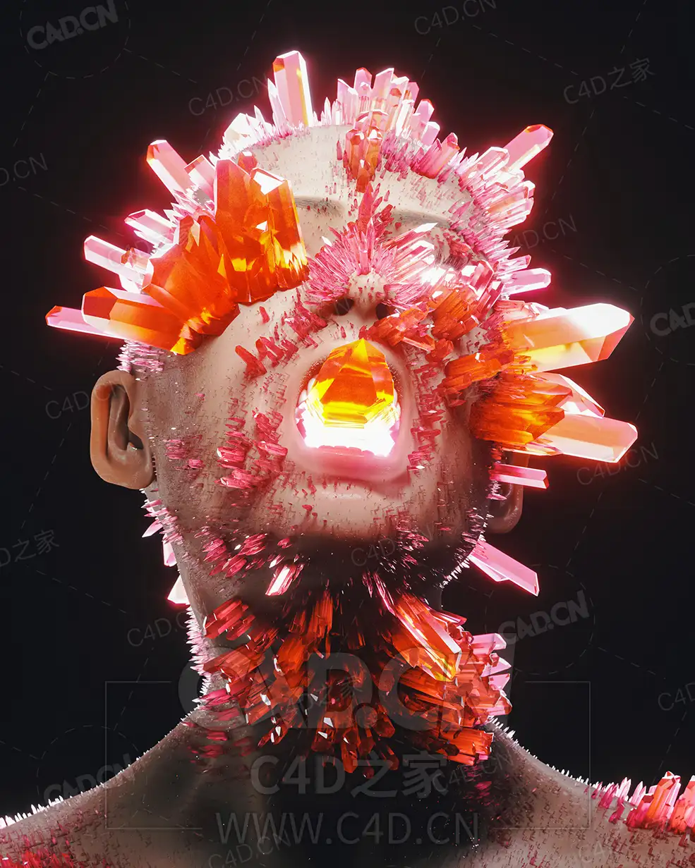 人体头部结晶体生长 Manifold - C4D之家 - 49.jpg