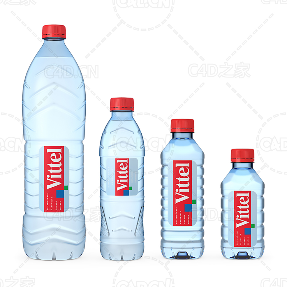 矿泉水瓶 Vittel water - C4D之家 - 33.jpg