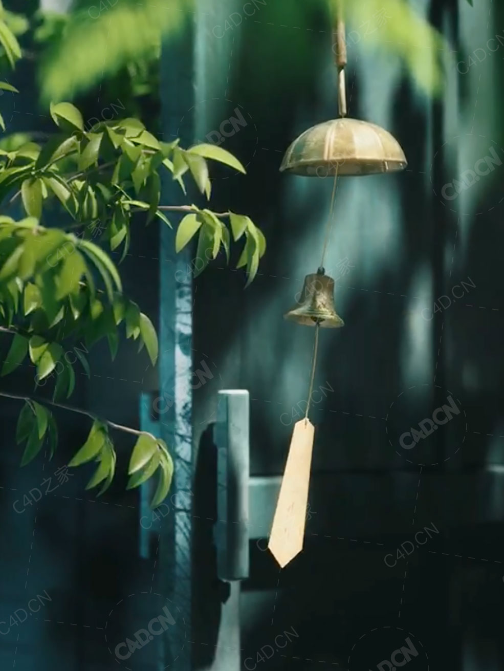 随风摇摆的风铃动画工程 - C4D之家 - 27.jpg
