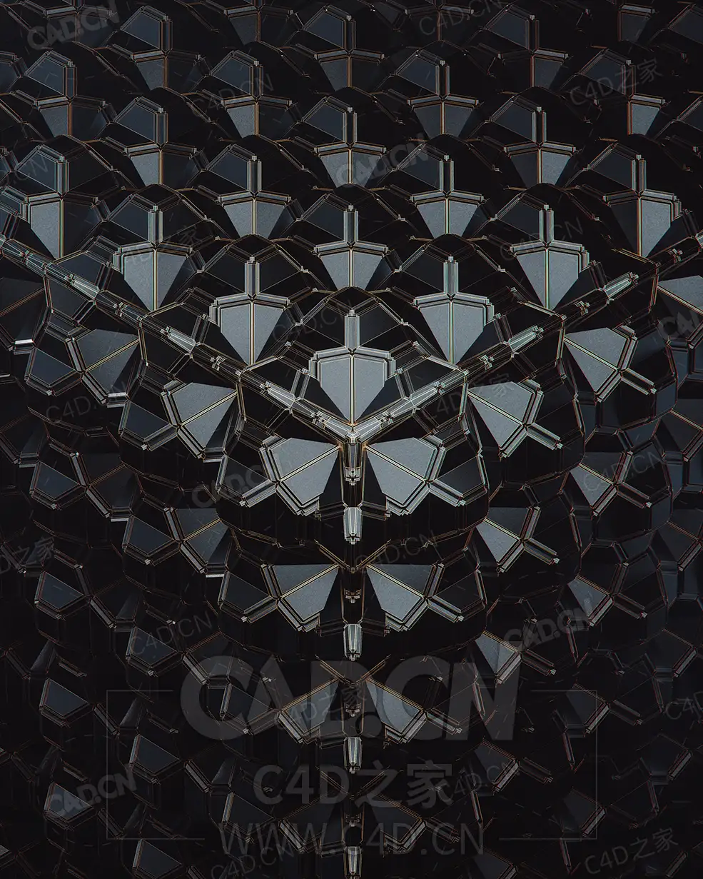 多边形图形暗黑盔甲 Armor - C4D之家 - 86.jpg
