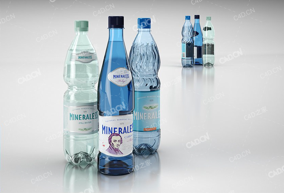 矿泉水瓶 mineral water bottles - C4D之家 - 44.jpg