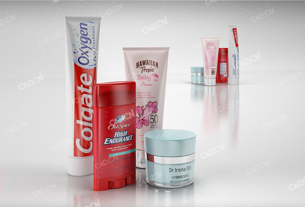 浴室化妆品 bathroom cosmetics - C4D之家 - 45.jpg