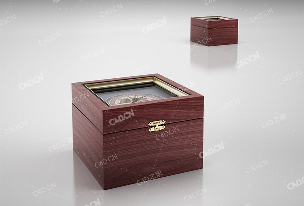 带指南针的盒子 old casket with compas - C4D之家 - 53.jpg