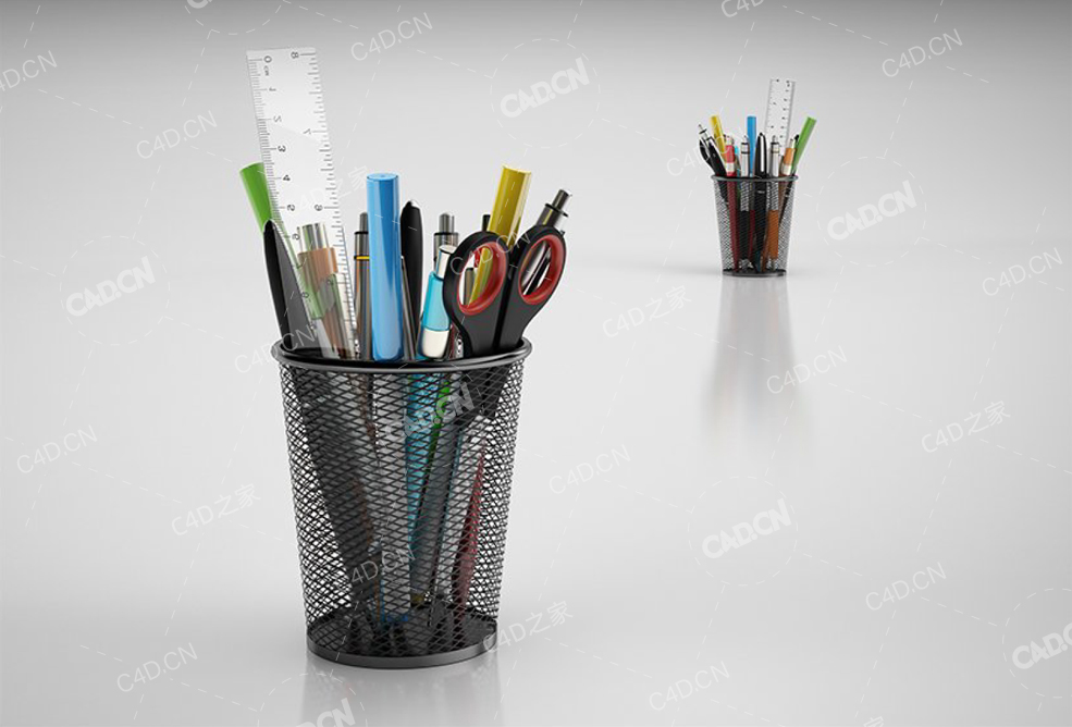 铅笔筒 pencil basket - C4D之家 - 50.jpg