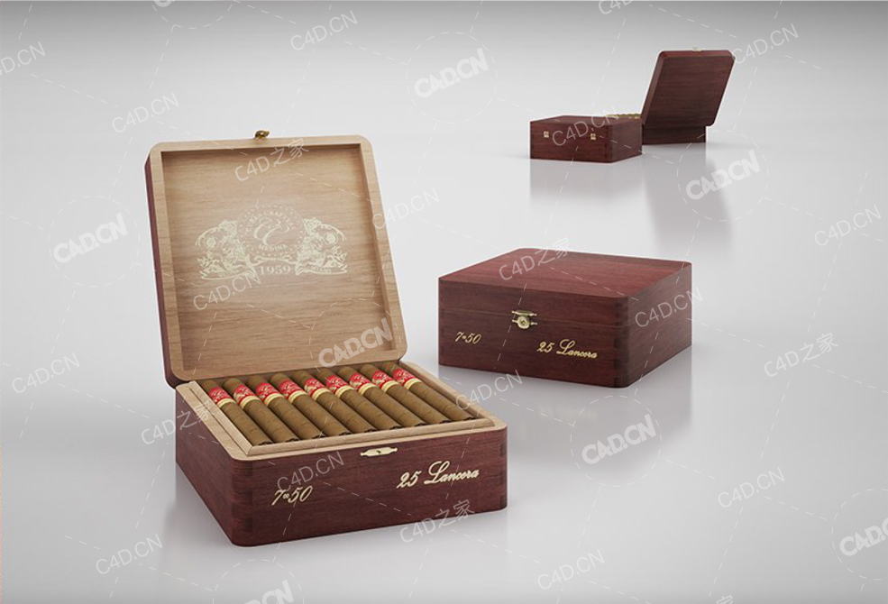 雪茄盒 cigar casket - C4D之家 - 54.jpg
