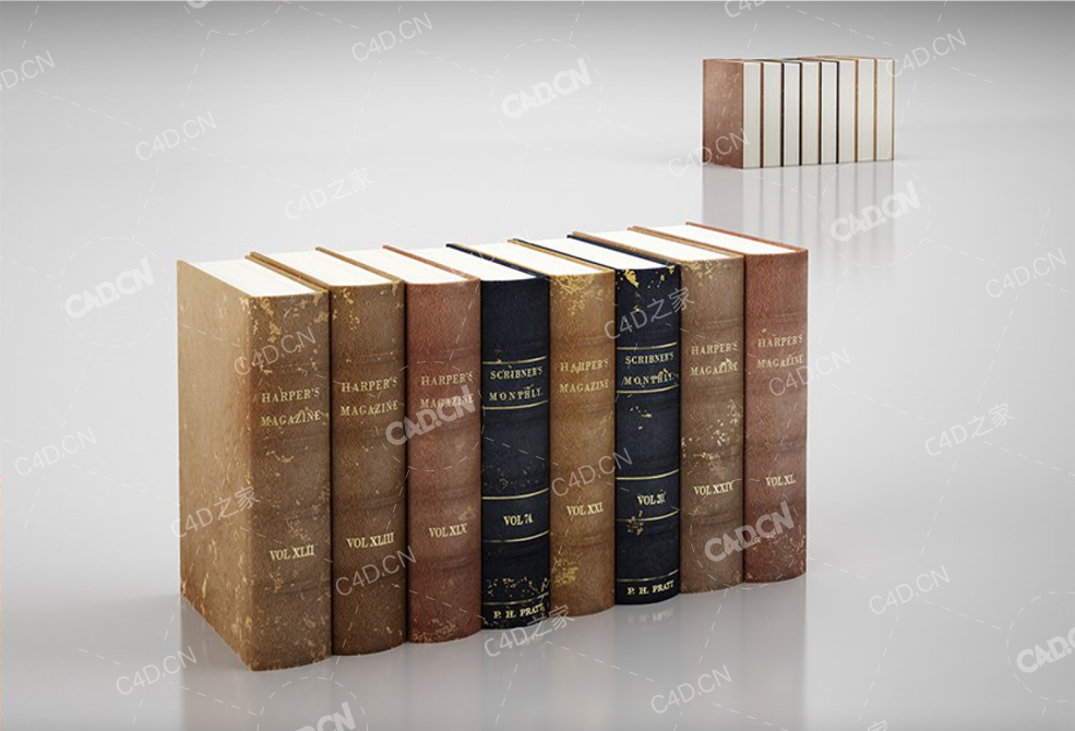 复古书籍 vintage books - C4D之家 - 69.jpg