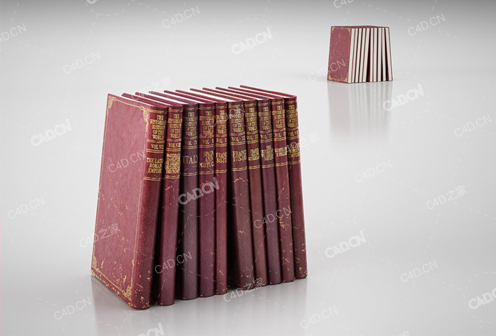 复古书籍 vintage books - C4D之家 - 68.jpg