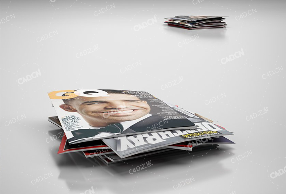 彩色杂志堆栈 color magazines stack - C4D之家 - 77.jpg