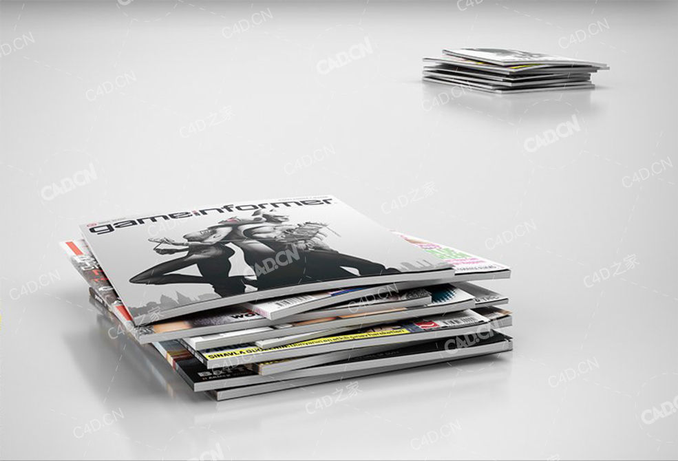 彩色杂志堆栈 color magazines stack - C4D之家 - 76.jpg