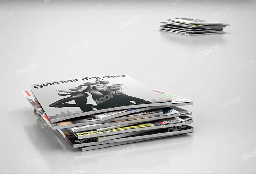 彩色杂志堆栈 color magazines stack - C4D之家 - 76.jpg