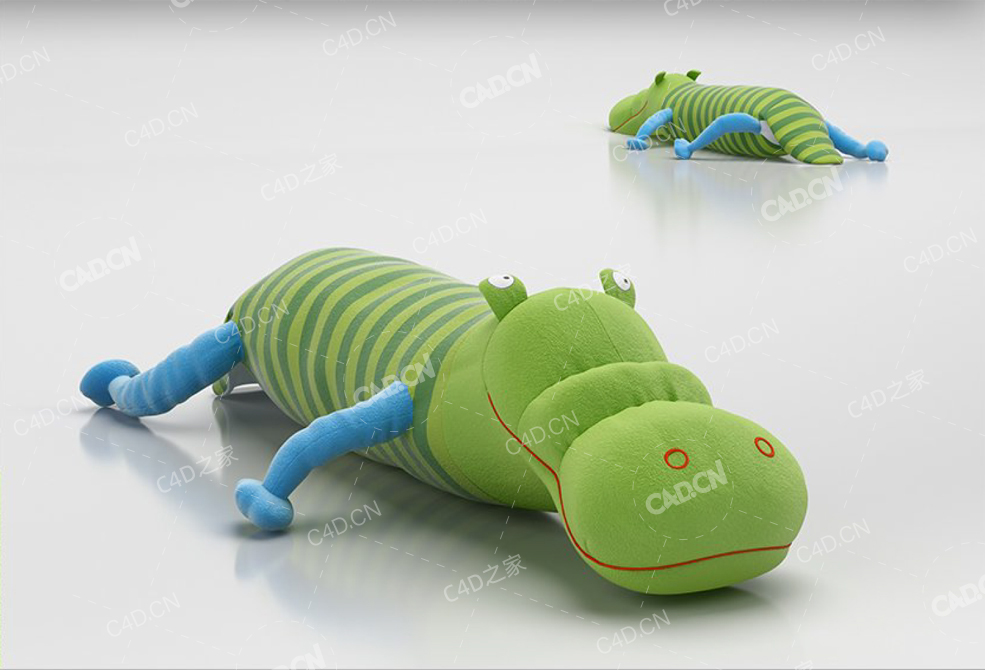 超级功夫鳄鱼抱枕 Super Kung Fu Crocodile - C4D之家 - 79.jpg