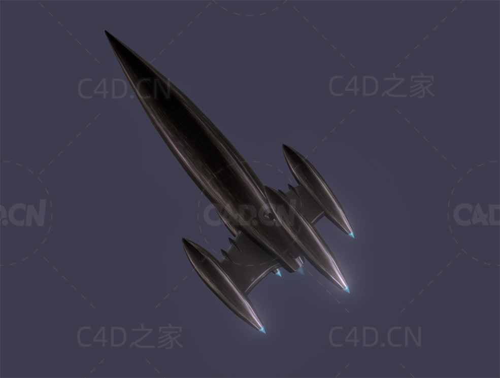卡通火箭船 rocket-ship - C4D之家 - 03.jpg