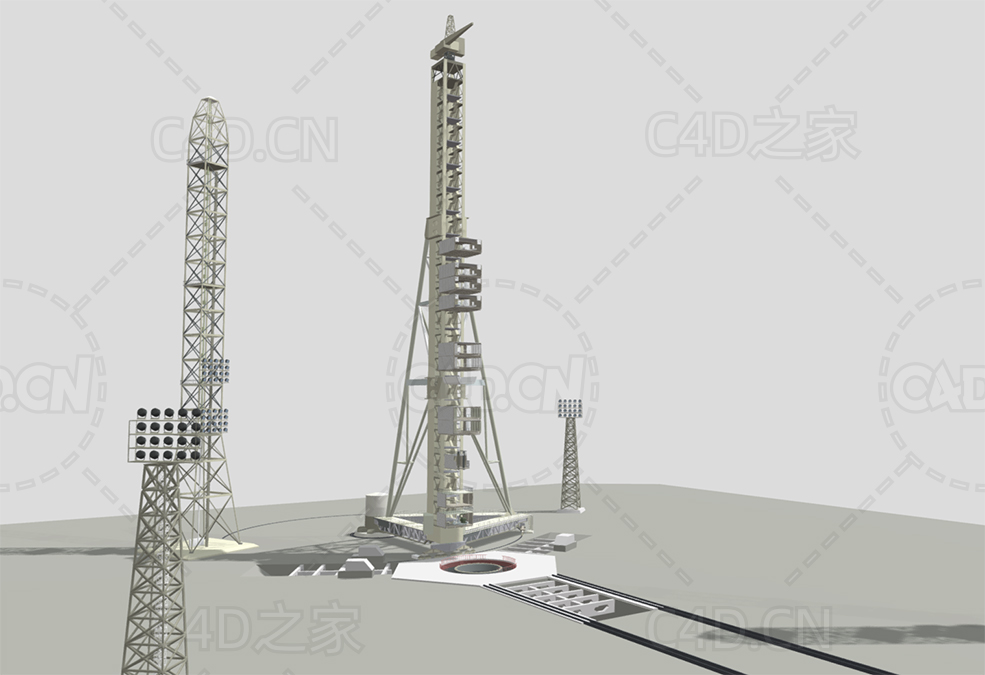 卫星发射场发射塔架 n-1-5l-launch-site - C4D之家 - 14.jpg