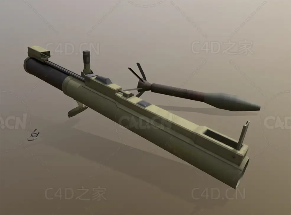 定律火箭弹发射器 m72 law rocket launcher - C4D之家 - 20.jpg