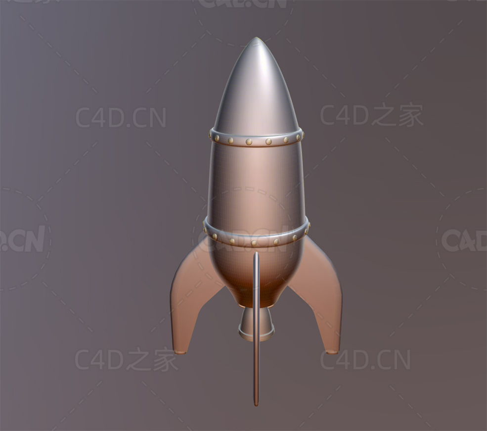 卡通小火箭 rocket - C4D之家 - 32.jpg