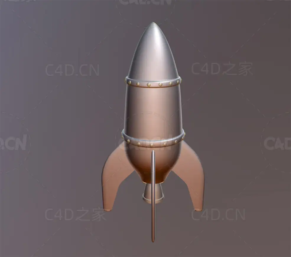卡通小火箭 rocket - C4D之家 - 32.jpg