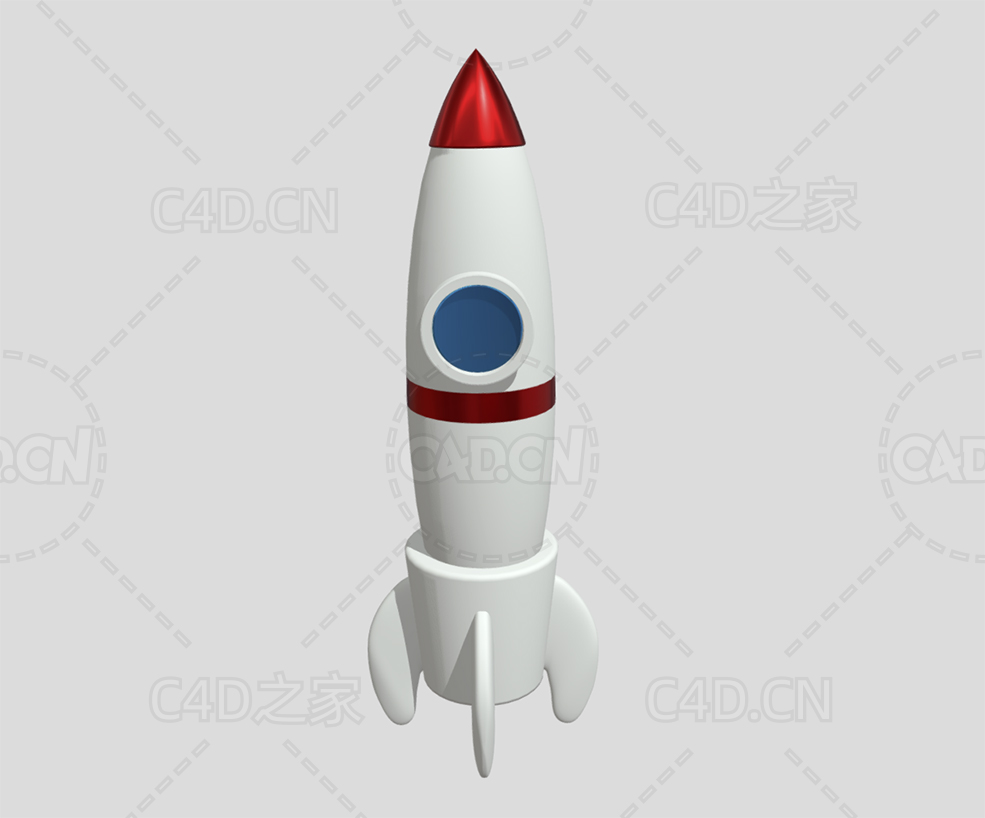火箭卡通模型 rocket - C4D之家 - 37.jpg