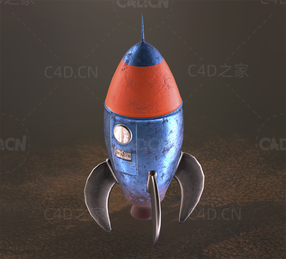 生锈卡通火箭 cohete-rocket - C4D之家 - 44.jpg