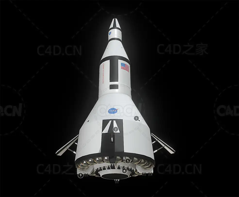 美国火箭卫星模型 nexus nasa 1960s super heavy rocket project - C4D之家 - 39.jpg