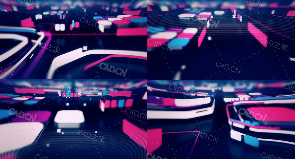 川流不息的图形元素循环动画annau - C4D之家 - 03.jpg