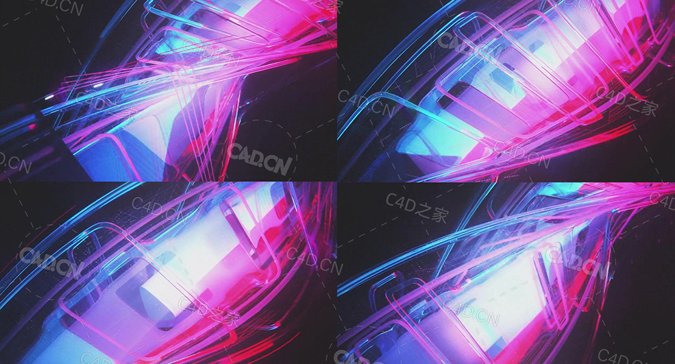 蜂巢玻璃梯扭曲旋转动画BEEPLE_GLASS-LADDER(C4D) - C4D之家 - 12.jpg